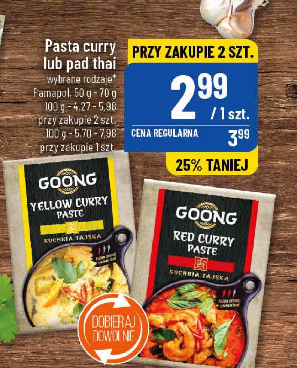 Pasta red curry Goong promocja