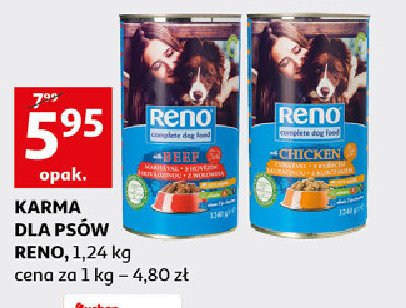 Karma dla psa kurczak Reno promocja