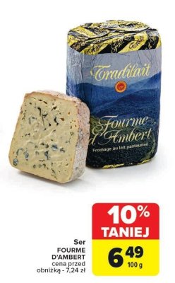 Ser Fourme D'ambert Carrefour promocja