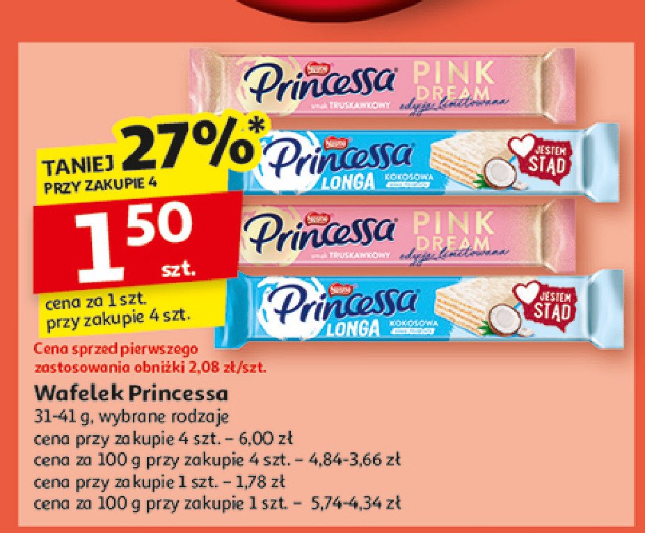 Wafelek kokosowy Princessa promocja