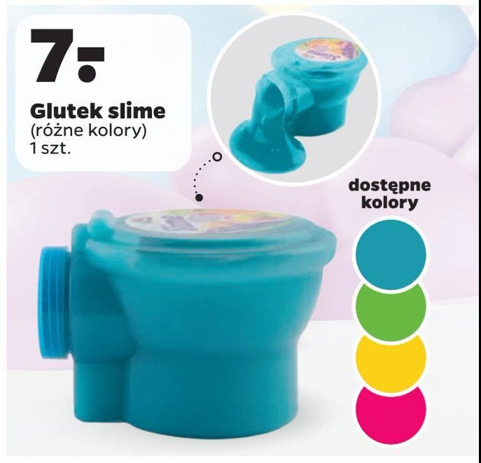 Glutek slime promocja