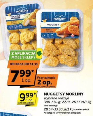 Nuggety Morliny z aplikacją Moje Sklepy promocja w Euro Sklep