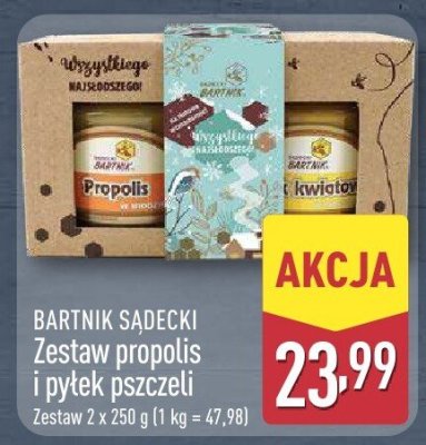 Zestaw propolis i pyłek pszczeli promocja w Aldi