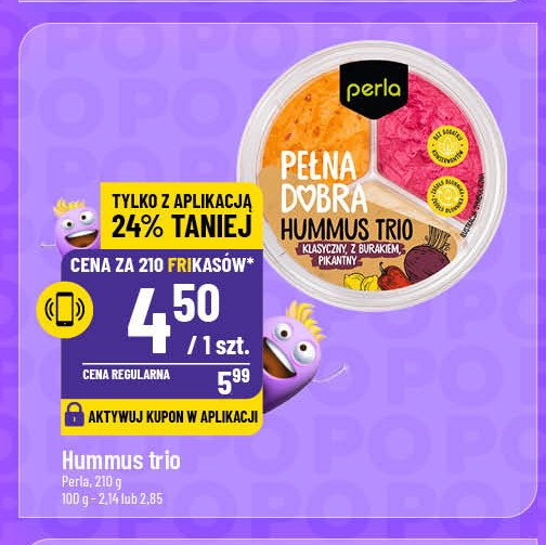 Hummus trio Perla promocja