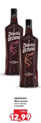 Wino grzane ZBÓJECKIE smak malinowy promocja w Kaufland