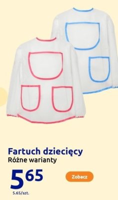 Fartuch dziecięcy, różne warianty promocja w Action