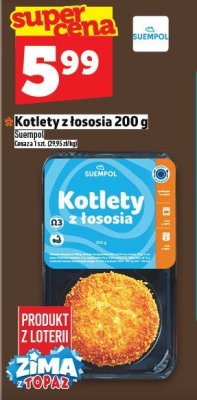 Kotlety z łososia 200 g Suempol promocja w TOPAZ