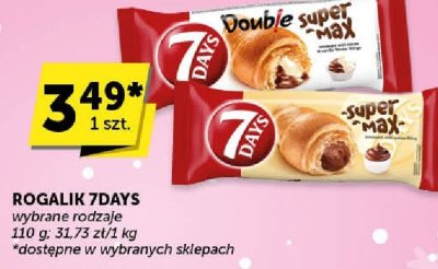 Rogalik 7Days wybrane rodzaje promocja w ABC
