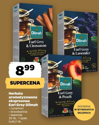 Herbata aromatyzowana ekspresowa Earl Grey lawenda promocja w Netto