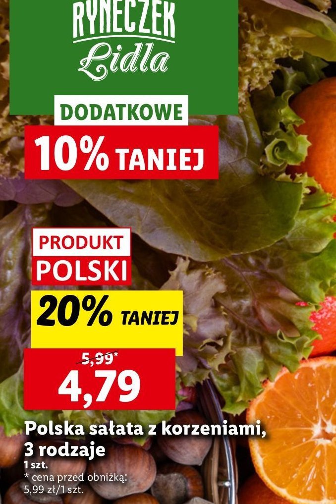 Sałata z korzeniem promocja