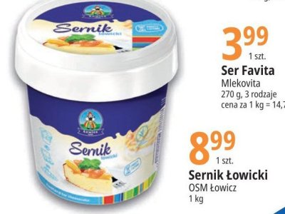 Twaróg na sernik Łowicz 1906 łowicki promocja