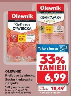 Kiełbasa żywiecka Olewnik promocja