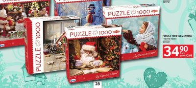 Puzzle 1000 elementów różne wzory promocja w Selgros