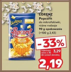 Popcorn butter Lorenz popcorn promocja