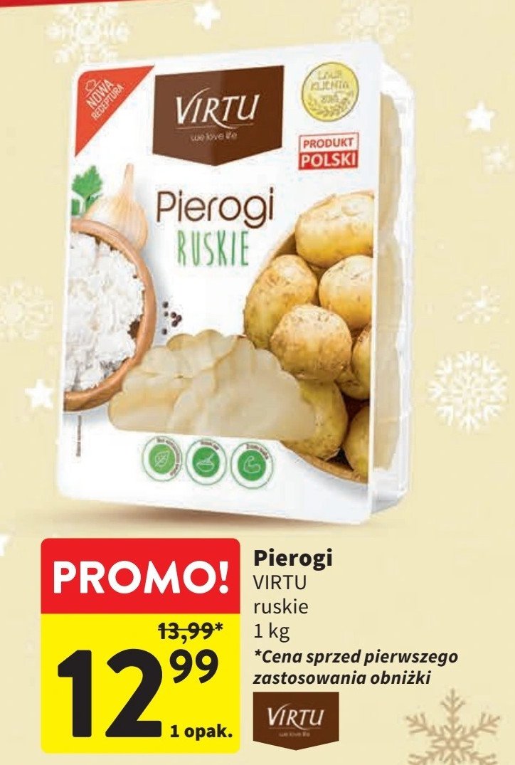 Pierogi ruskie Virtu promocja