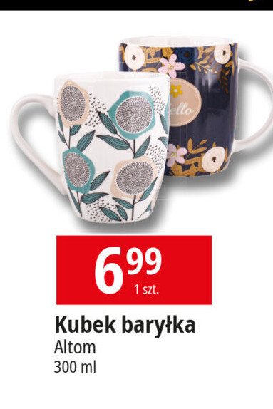 Kubek baryłka 300 ml Altom promocja