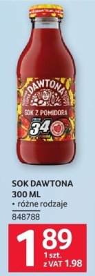 Sok Dawtona 300 ml różne rodzaje promocja w Selgros