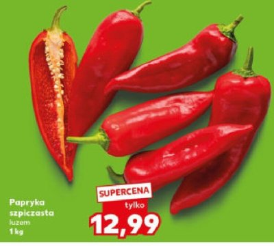 Papryka szpiczasta luzem promocja w Kaufland