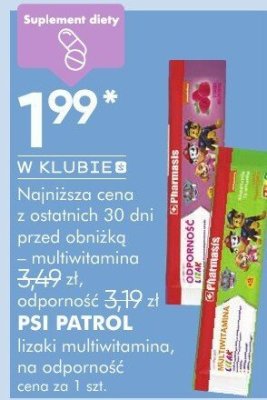 Psi Patrol lizaki multiwitamina promocja w Super-Pharm