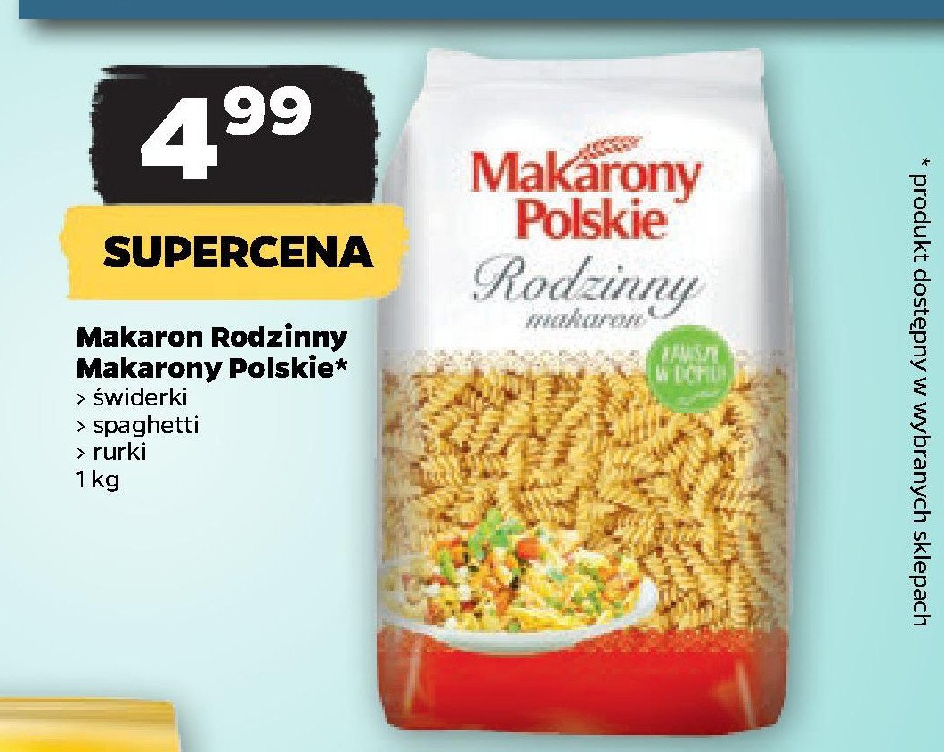 Makaron spaghetti Makarony polskie promocja