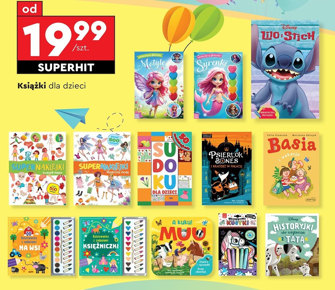Kolorowanka z zadaniami księżniczki promocja w Biedronka