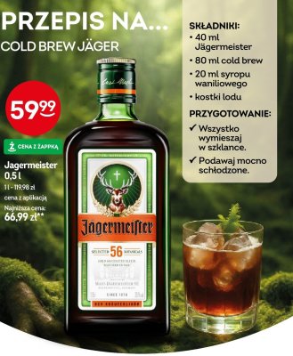Likier Jägermeister promocja w Żabka