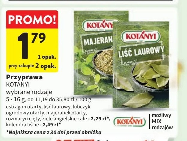 Rozmaryn Kotanyi promocja