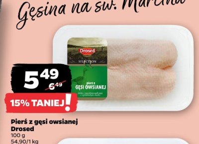 Pierś z gęsi owsianej promocja w Netto