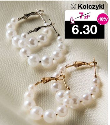 Kolczyki promocja w Woolworth