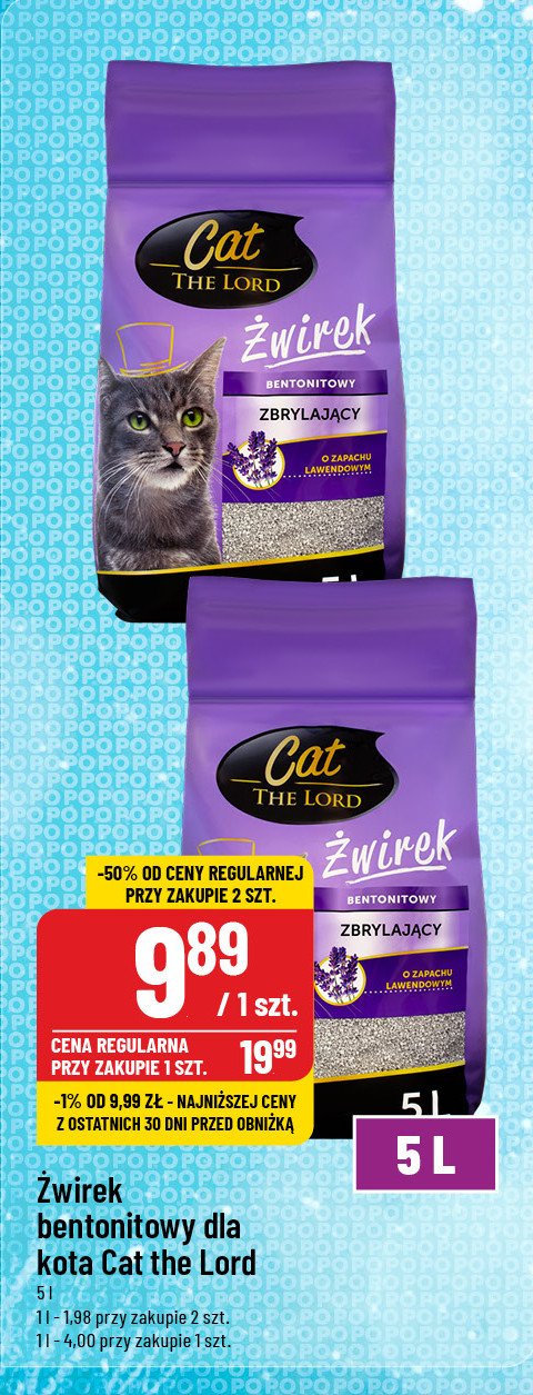 Żwirek bentonitowy Cat the lord promocja w POLOmarket