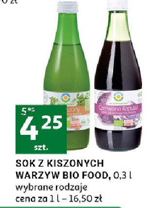 Sok z kiszonego selera Bio food promocja