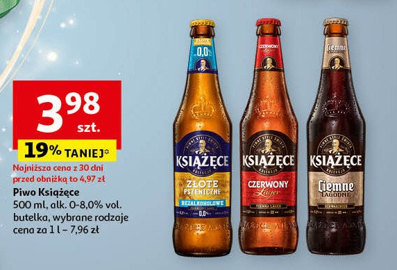 Piwo Książęce czerwony lager promocja