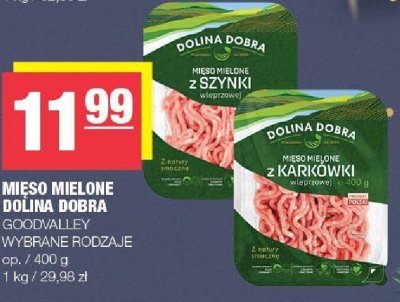 Mięso mielone Dolina Dobra GoodValley wybrane rodzaje promocja w SPAR