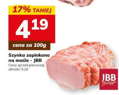 Szynka zapiekana na maśle JBB promocja w Hitpol