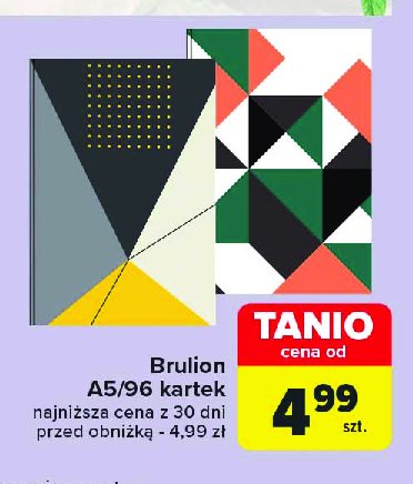 Brulion a5 96 kartek promocja