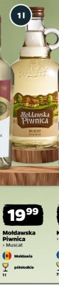 Wino Muscat, białe półsłodkie promocja w Netto