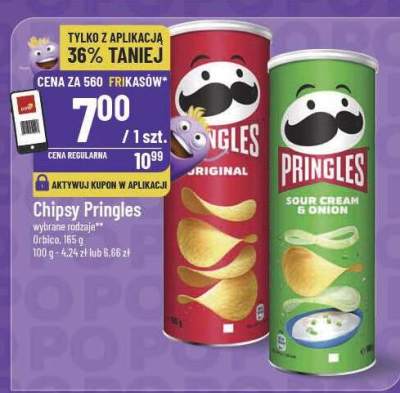 Chipsy Pringles promocja w POLOmarket