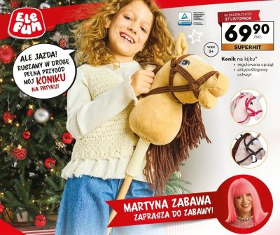 Konik na kiju promocja w Biedronka