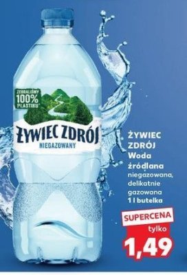 Woda delikatnie musująca Żywiec zdrój promocja