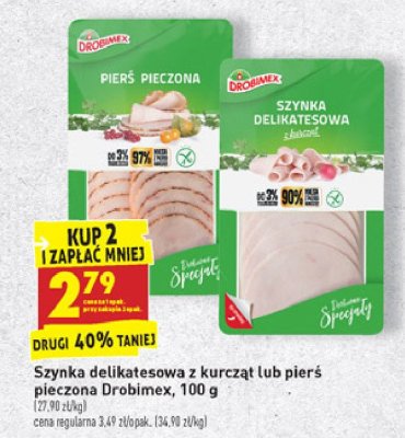 Szynka delikatesowa z kurcząt Drobimex promocja