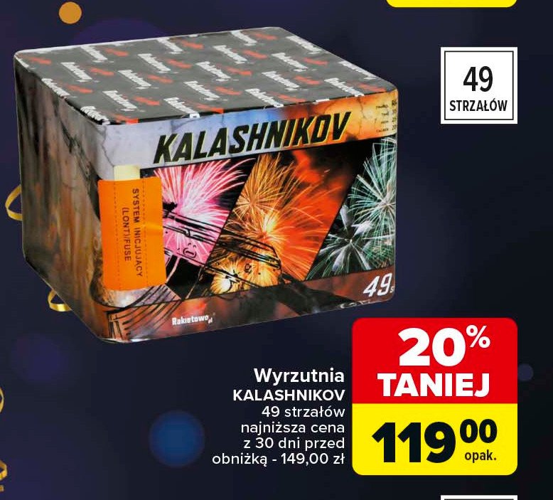 Wyrzutnia kalashnikov promocja