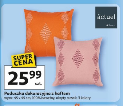Poduszka dekoracyjna 45 x 45 cm Actuel promocja