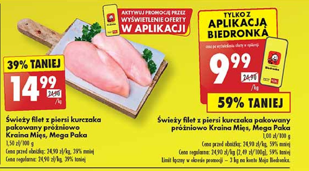 Filet z piersi kurczaka Kraina mięsa promocja