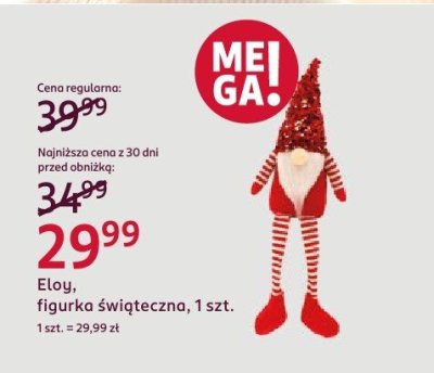 Figurka świąteczna  promocja w Rossmann