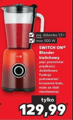 Blender kielichowy 500 w Switch on promocja