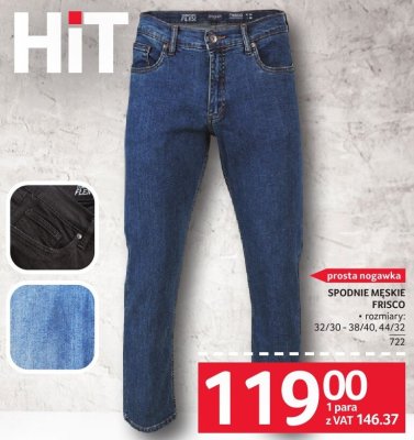 Spodnie męskie FRISCO promocja w Selgros