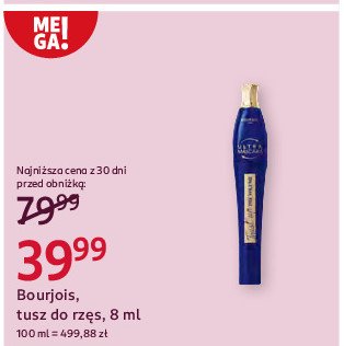 Tusz do rzęs niebieski Bourjois twist up the volume promocja