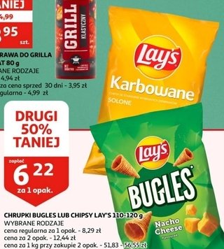 Chipsy nacho cheese Lay's bugles promocja