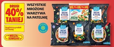Wszystkie mrożone warzywa na patelnię promocja w Biedronka