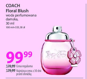 Woda perfumowana COACH FLORAL BLUSH promocja